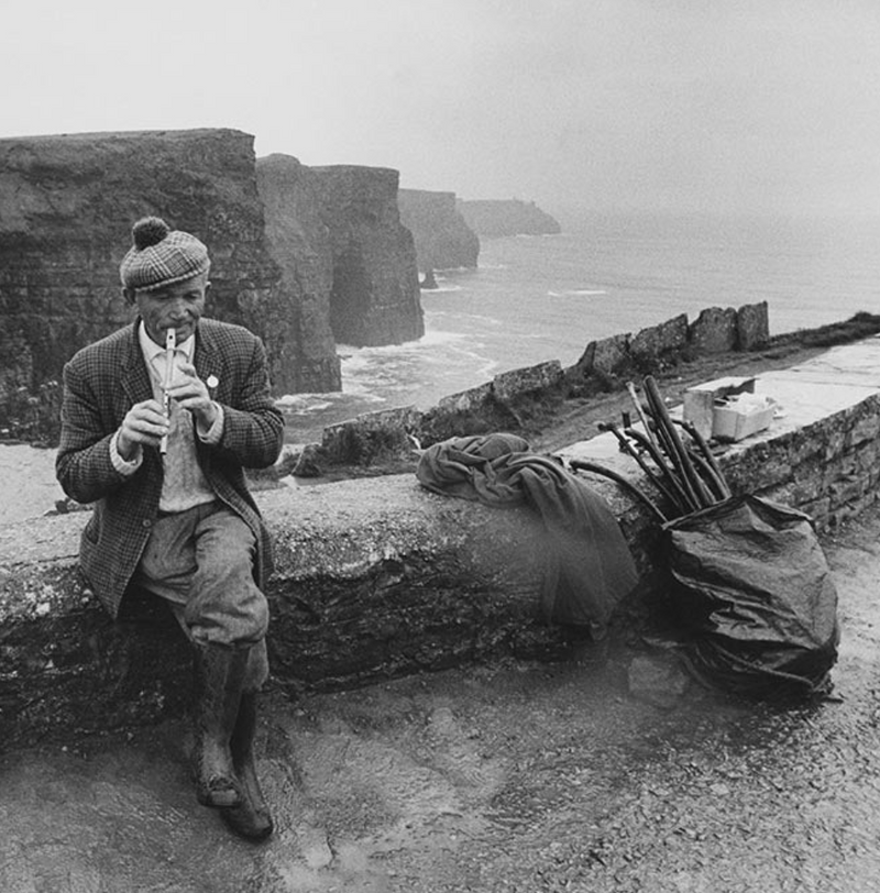 Irish whistle whistle player and traveller